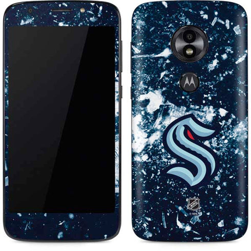 NHL Seattle Kraken Frozen Moto E5 Play Skin